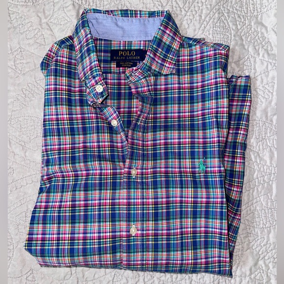 Long Sleeve Button Up Polo - Picture 1 of 5